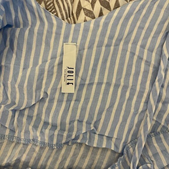 Plus Size Forever21 Blue Striped Tank Top 2X - Picture 4 of 5